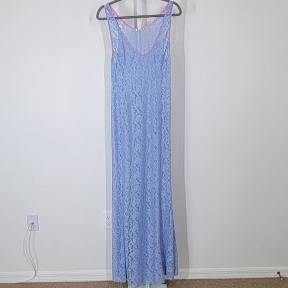 FREE PEOPLE feeling for lace maxi slip Sz L NEW - Picture 8 of 10